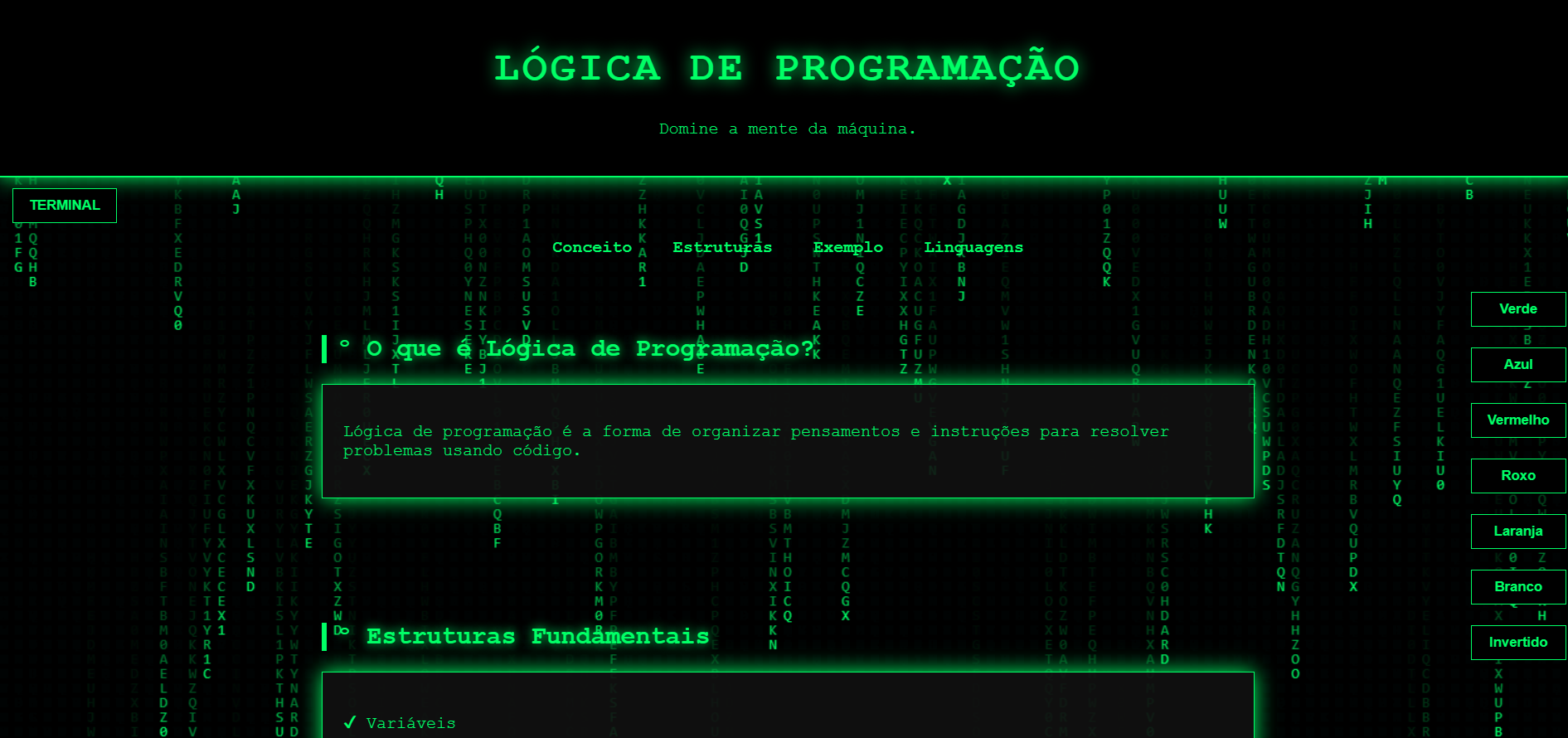 Lógica - Tela 1